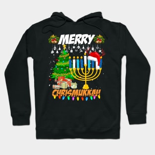 Merry Chrismukkah Shirt Christmas Hanukkah Chanukiah Gift T-Shirt Hoodie